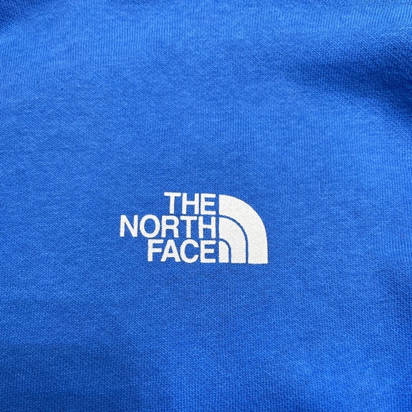 NWT The North Face Men Places We Love Size XXL Super Sonic Blue Crew Sweatshirt - Picture 4 of 11